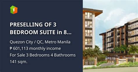 3BR Condo at 8 Benitez Suites (Rockwell Manila) Quezon City.